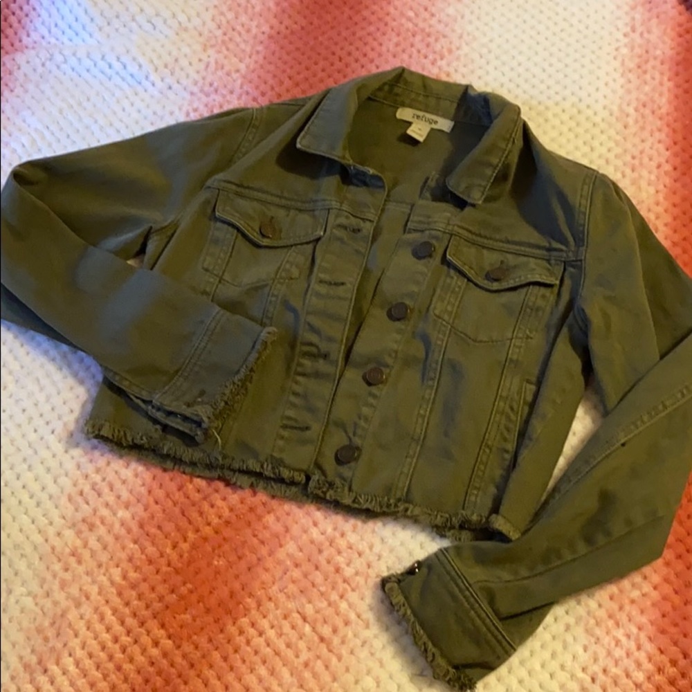 Green Jeans Jacket